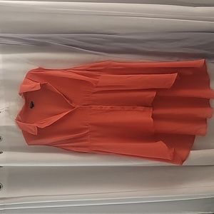 Torrid hi-lo shear button down